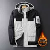 Men's Large Size Jacket Winter Outerwear Oversize Coat Fleece Down Warm Parka Male 9XL Big 8XL Hooded Waterproof Men 211216