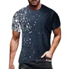 Men's T-Shirts 2022 Sports Shirt Summer 3d Printed Top Solid Round Neck T-shirt Casual Hip Hop Loose Short Sleeve Tee