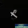 Steel Classic Stainless Cross Stud Earrings For Men Women Black/Steel/Gold Unisex Party Earrings Factory price expert design Quality