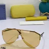 Solglasögon med oberoende partiella storlekar Personliga tempel Designer Utmärkt UV -skydd Glasögon GG0584S Sunscreen Eye Pro253Z