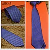 Mens Ties 8cm Silk NeckTies letter & Striped Tie for Men Formal Business Wedding Party Gravatas with box 8989