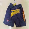 Mens sydde bara Don Basketball Shorts Warriors11 Thompson 33 Wiseman Stephen 30 Curry Mitchellness 2021/22 Edition City Sweatpants White