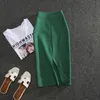 Women's Pencil Skirts Solid Pur High Waist Slim Fit Girl Summer Office Lady Elastic Female Sexy Tube Faldas PL211 210721