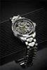 Designer Watch Wristwatches DOIT Men's Casual Business Luxury Automatic Mechanical Wrist Watch Waterproof Luminous Skeleton Tungsten Steel Cloc