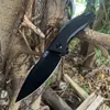 ZT 0357 접이식 나이프 야외 휴대용 포켓 G10 핸들 캠핑 나이프 핸들 원래 색상 상자 포장 전술 생존 도구 기어