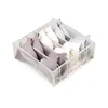 Schubladen-Aufbewahrungsbox, BH-Schrank-Organizer, Unterhose, Socken, Finishing-Boxen, faltbar, 24 Gitterteiler, BHs, Socken, Zubehör ZWL463