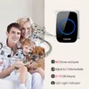 Other Door Hardware CACAZI Smart Home Wireless Pager Doorbell Old Man Emergency Alarm Call Bell US EU UK Plug 80m Remote 2 Button 1 5 Receiv