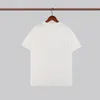 T-shirts pour hommes Designer Summer T-shirt pour hommes Femmes Lettres Imprimer T-shirts Mode T-shirts à manches courtes Casual Tops Vêtements 2 couleurs de haute qualité PRKA