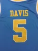 #5 Baron Davis UCLA Bruins College University Retro Retro Throwback Basketball Jersey Personalize qualquer número de tamanho e nome do jogador