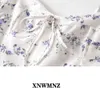 Elegant Adjust Spaghetti Straps Vestido Cute Purple Floral Print Women Midi Dress Vintage Elastic Bust Side Split 210520