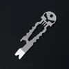 Outdoor Stainless Skull EDC Multifunction Tool Key Chain Bottle Opener 4 Color New LLD11680