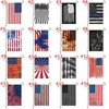 العلم الأمريكي حديقة أعلام مزدوجة الوجهين الطباعة الرقمية في الهواء الطلق الديكور Flags30style 45 * 30 سم T500694