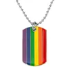 Rainbow Necklace LGBT Badge Pride Lapel Pin Gay Pride Bisexual Rainbow Badge Pins Brosch