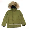 진짜 코요테 모피 최고 품질의 겨울 남성 여성 캐나다 윈드 햄프 파카 거위 다운 재킷 따뜻한 outwear 코트 방풍 두꺼운 폭격기 211206