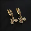 Dangle Chandelier Unique Design Gold Color Bicycle Drop Earring Fashion Cubic Zircon Wedding Jewelry Femme Bijoux6984117