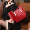 HBP Women 2 Set Handbags Pu Leather Fashion Handbag Shoulder Bag Black Vintage Female MessengerBag Sac A Main
