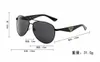 2266 Herren-Sonnenbrille mit klassischem Design, modisch, ovaler Rahmen, Beschichtung, UV400-Linse, Kohlefaser-Beine, Sommer-Stil, Brillen mit Box243c