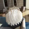 Luxy MOON المرأة الزفاف مخلب محفظة رائعة شرابة مساء حقيبة تصميم حقيبة يد الفاخرة حزب