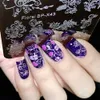 BORN PRETTY Square Nail Art Stamp Template Flower Vine Rose Leaves Floral Image Pattern Printing Plate for Stencil 6cm