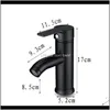 Altre forniture per la toilette Bagno Casa Giardino Consegna a goccia 2021 Rubinetti monocomando Freddo / Miscelatore Lavabo Rubinetto Acqua nera Rubinetto da cucina Bagno