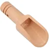 Poudre Cuillère Outils Cuisine Bain Douche Sels Mini Scoops SPA Outil Détergent À Lessive Épice En Bois