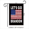 NewUS FJB Biden Garden Flag Vamos a ir a Brandon Flags 30 * 45 cm al aire libre en el exterior Banner decorativo RRA10000