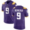 Custom Heren Dames Youth College Football Jersey JaMarr Chase Joe Burrow Odell Beckham Jr. Peterson Fournette Cannon Adams Gestikt Topkwaliteit