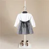 2020 zomer meisjes jurken kinderen plaid elegante prinses jurk baby meisje bloem gedrukt jurk 2 3 4 5 6 jaar kinderen geen kleding q0716