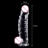 Massage enorm gelé dildo mjuk material penis med stark sugkopp g-spot vagina stimulator vuxna produkter fitta sex leksaker för par