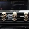 Evil Skull Trio Statue A Set Of 3 With Air Freshener Car Air Outlet Ornament Home Decor Decoration Accessories Room Decoration 2108649918