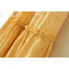 Women Plus Size XL 4XL Ruffles Pleated Women Skirts Summer Casual Loose Midi Skirt Vintage Cute A-Line Skirt 210521