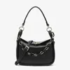 HBP Bolso bandolera de hombro Bolsos de mujer de cuero negro Monederos Bolsos Cartera de cuero Moda Fannypack tamaño 368-57