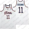 2021 Illinois Basketbal Jerseys Fighting Illini NCAA College Ayo Dosunmu Kofi Cockburn Trent Frazier Da'Monte Williams Miller Curbelo Feliz