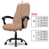 Cover for Computer Chair Waterproof Resistant Jacquard Office Slipcover Elastic Home Armchair 1PC Sillas De Oficina L 211207