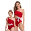 Family Matching Swimsuit Lady Bikini Girls With Shorts Children Bathing Suit if you need two Swimwear, please order 210724