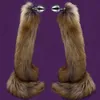 78cm Super Long Fox Tail Anal Plug Faux Fur Tail Metal Butt Plug Cosplay Role Adult Novelty Anal Beads Sex Toys For Man Women S0822584779