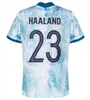 20 21サッカージャージ2021 NoruegaHaalandÖdegaardBerge King Camisetas deFútbolNational Team Football Uniformsタイ