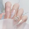 3d luksusowe naklejki do paznokci rhinestones and charms serce kryształy diamenty klejnoty kamienie dla DIY pracy