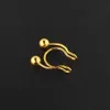 Fake Nose Clip Ring Studs Hoop Medical Stainless Steel Septum Piercings Body Sexy Jewelry Women Men Accessories