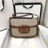 Designer de ombro crossbody sacos feminino alta qualidade clássico 1955 sela saco preto denim bolsas moda luxo com letras