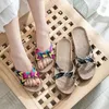 Slippers Summer Cross Linen For Ladies Indoor Home Quiet Soft Soled Sor Men Shoes