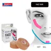 V linha de levantamento de máscara de máscara rugas Reducer pescoço Área de olho fita invisível 2 rolos