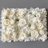 Decoratieve bloemen kransen aritificiële zijde rose bloem wandpanelen decoratie voor bruiloft baby shower verjaardagsfeest poole achtergrond