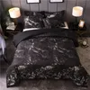 Ensembles de literie marbrés en trois pièces Imprimé Mode Housse de couette moderne Taie d'oreiller Twin Full Queen King Size Marque Chic Bed Comforters Supplies En stock