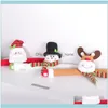 Рождественские праздничные вечеринки поставляет Gardenchristmas украшения хризс занавес галстук веревка декоративное окно застежка Santa Claus снеговик лоси H
