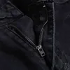 2020 2 style mężczyźni duża kieszeń obcisłe dżinsy rurki Zipper Slim dżinsy wysokiej jakości Casual Sport gorset dżinsy M-3XL H11162434