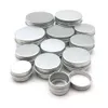 Aluminum Jar Tins 20ml 39*20mm Screw Top Round Aluminumed Tin Cans Metal Storage Jars Containers With Screws Cap for Lip Balm Containers 5ml 10ml 15ml 25ml 30ml 35ml