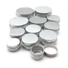 Aluminiowe słoiki TINS ​​20 ml 39*20 mm śruba górna do okrągłego aluminium puszek blaszanych metalowe słoiki do magazynowania Pojemniki z śrubami do pojemników na balsam do ust 5 ml 10 ml 15 ml 30 ml 35 ml 35 ml