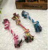 17CM Dog Toys Pet Supplies Cotton Chewable Knots Durable Braided Bones Rope Fun ToolsInventory Wholesale