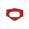 크리스마스 립 언어 마스크 패션 투명 인쇄 FACS 마스크 성인과 어린이 크리스마스 디자인 마스크 무료 DHL